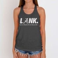 L.A.N.K Lost At Nashville & Knoxville Women's Knotted Racerback Tank