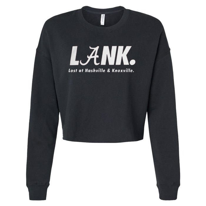 L.A.N.K Lost At Nashville & Knoxville Cropped Pullover Crew