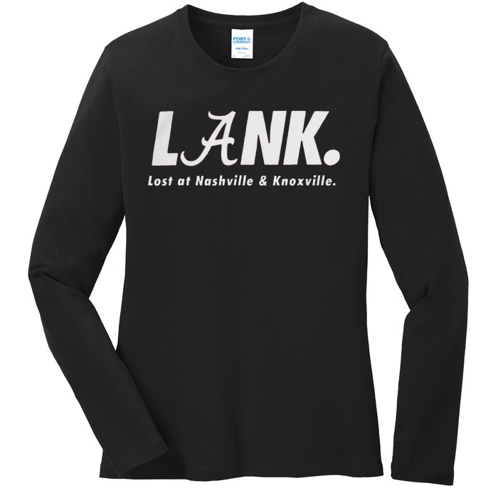 L.A.N.K Lost At Nashville & Knoxville Ladies Long Sleeve Shirt