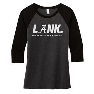 L.A.N.K Lost At Nashville & Knoxville Women's Tri-Blend 3/4-Sleeve Raglan Shirt