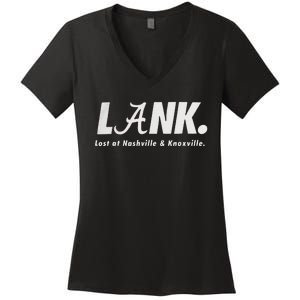 L.A.N.K Lost At Nashville & Knoxville Women's V-Neck T-Shirt