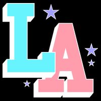 LA LOS ANGELES VARSITY TYPOGRAPHY Sustainable Bucket Hat