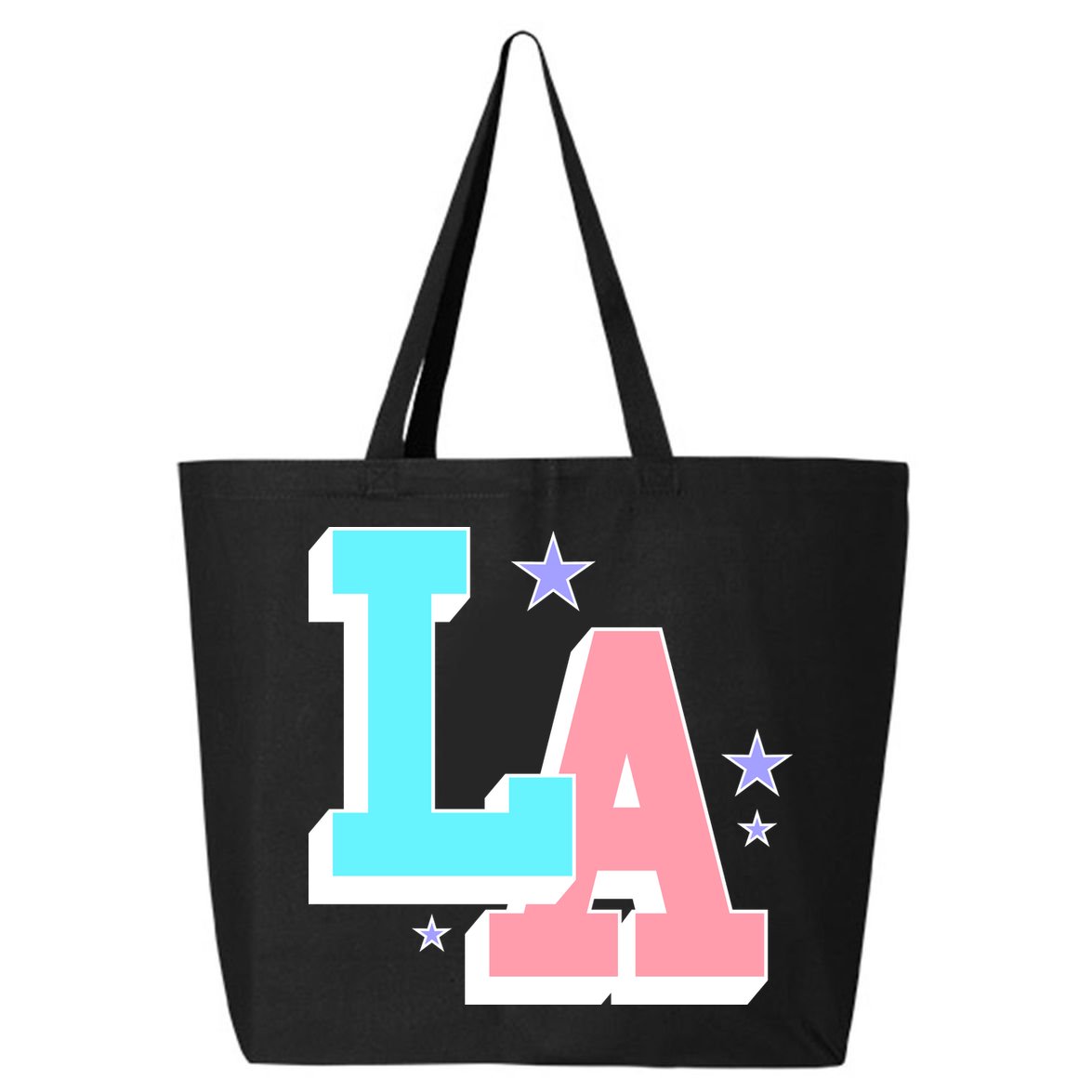 LA LOS ANGELES VARSITY TYPOGRAPHY 25L Jumbo Tote