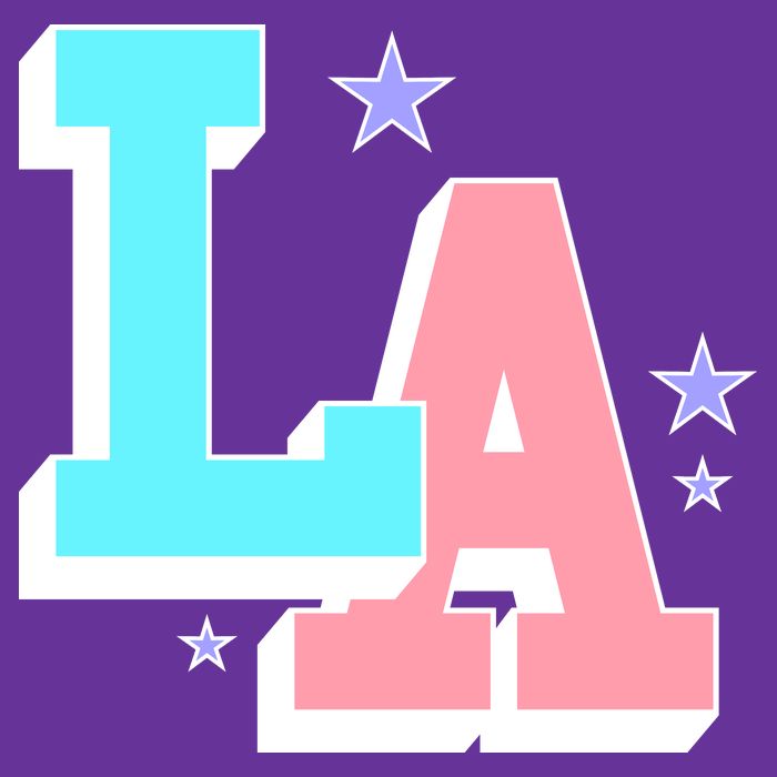 LA LOS ANGELES VARSITY TYPOGRAPHY T-Shirt