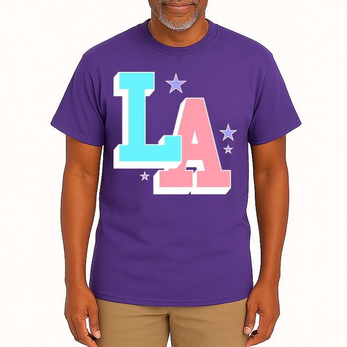 LA LOS ANGELES VARSITY TYPOGRAPHY Tall T-Shirt