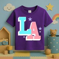 LA LOS ANGELES VARSITY TYPOGRAPHY Toddler T-Shirt