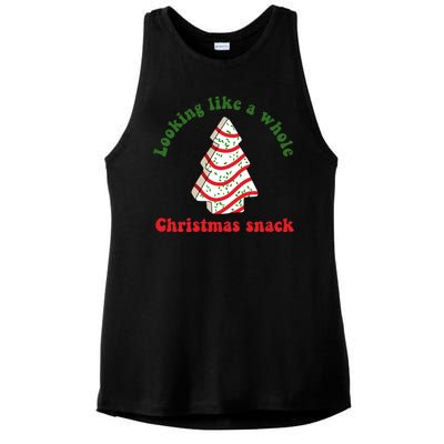 Looking Like A Whole Christmas Snack Ladies PosiCharge Tri-Blend Wicking Tank