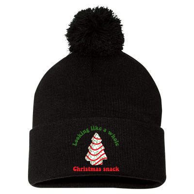 Looking Like A Whole Christmas Snack Pom Pom 12in Knit Beanie