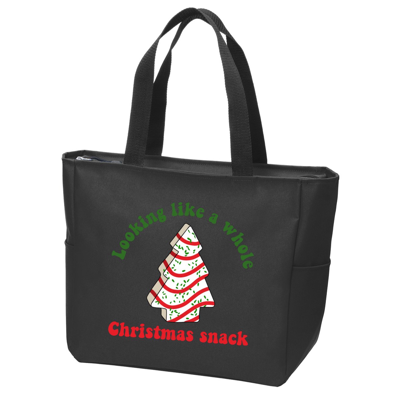 Looking Like A Whole Christmas Snack Zip Tote Bag