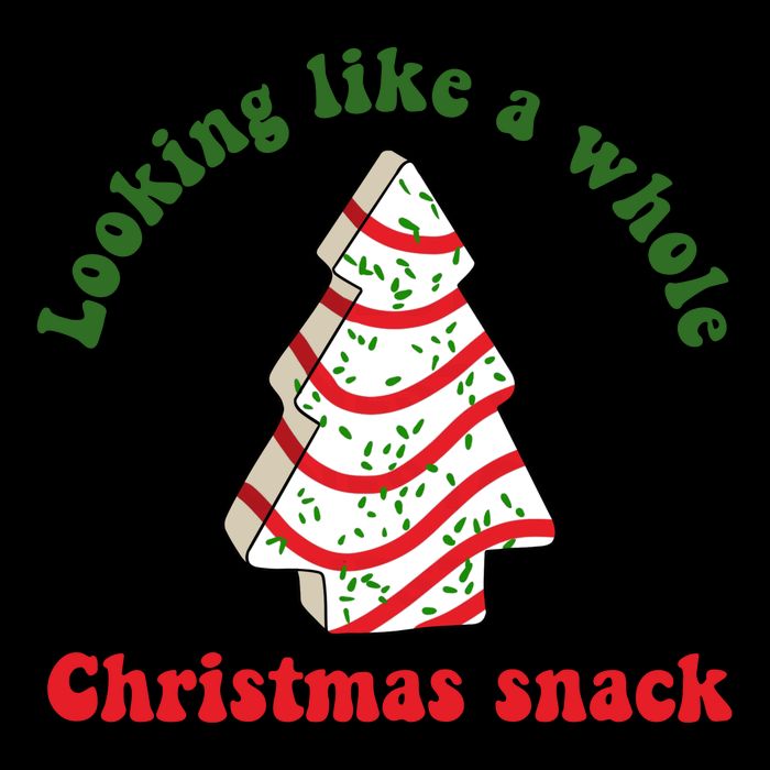 Looking Like A Whole Christmas Snack Zip Tote Bag
