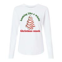 Looking Like A Whole Christmas Snack Womens Cotton Relaxed Long Sleeve T-Shirt