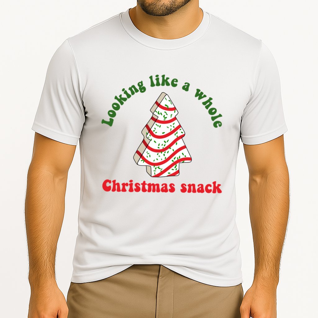 Looking Like A Whole Christmas Snack Cooling Performance Crew T-Shirt