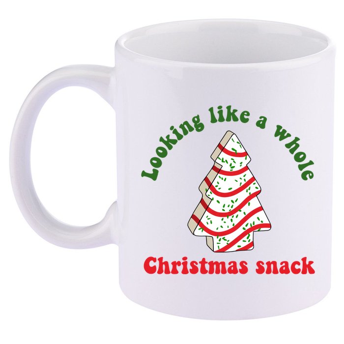 Looking Like A Whole Christmas Snack 11oz C Handle Ceramic Mug