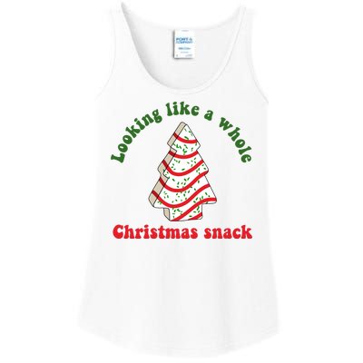 Looking Like A Whole Christmas Snack Ladies Essential Tank