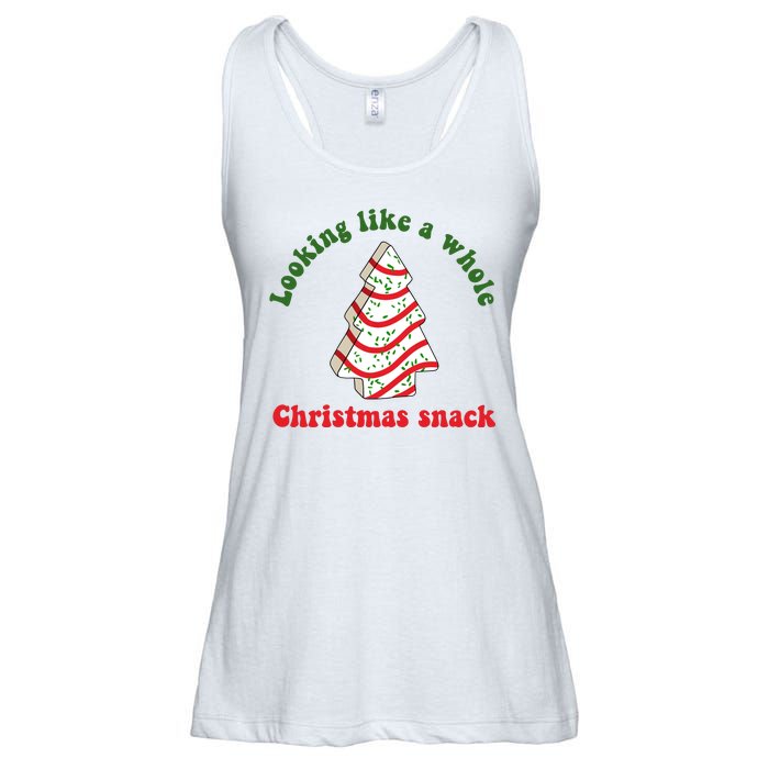 Looking Like A Whole Christmas Snack Ladies Essential Flowy Tank