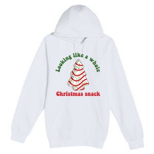 Looking Like A Whole Christmas Snack Premium Pullover Hoodie