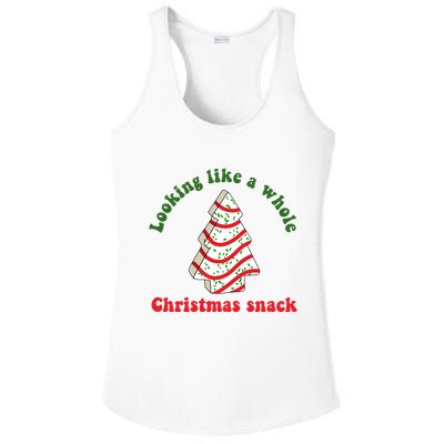 Looking Like A Whole Christmas Snack Ladies PosiCharge Competitor Racerback Tank