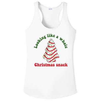 Looking Like A Whole Christmas Snack Ladies PosiCharge Competitor Racerback Tank