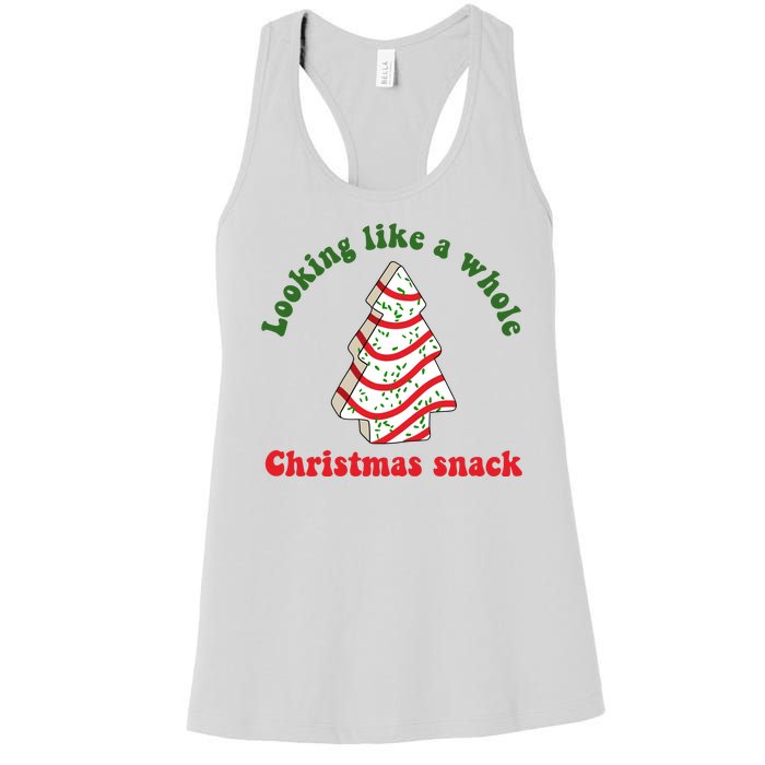 Looking Like A Whole Christmas Snack Women's Racerback Tank