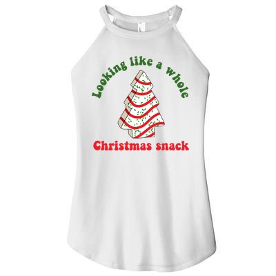 Looking Like A Whole Christmas Snack Women's Perfect Tri Rocker Tank