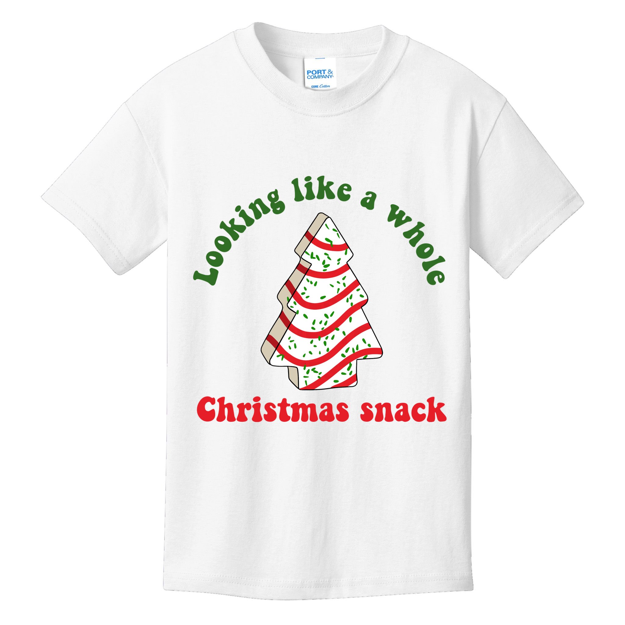 Looking Like A Whole Christmas Snack Kids T-Shirt