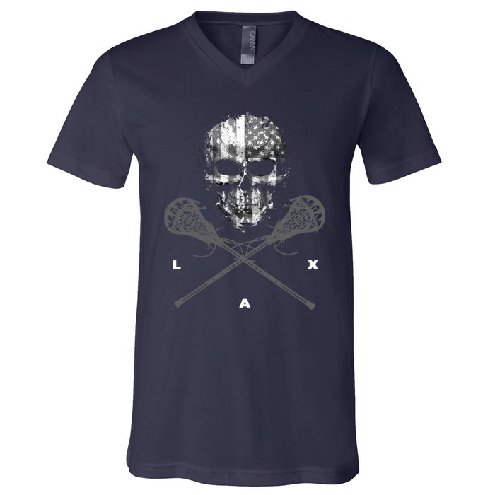 Lacrosse V-Neck T-Shirt