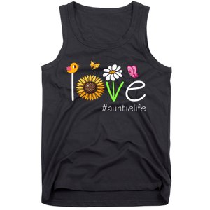 Love Life Auntie Cute Matching Family For Auntie Tank Top