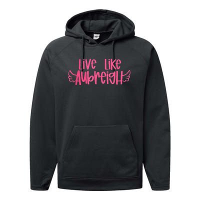 Live Like Aubreigh Performance Fleece Hoodie