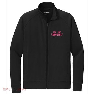 Live Like Aubreigh Stretch Full-Zip Cadet Jacket