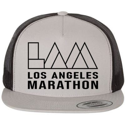 LA Los Angeles Marathon Flat Bill Trucker Hat