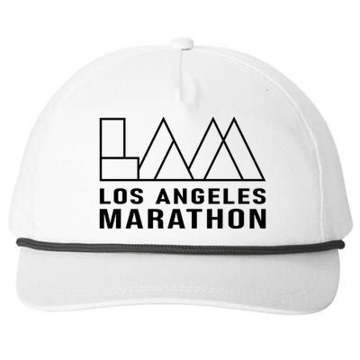 LA Los Angeles Marathon Snapback Five-Panel Rope Hat