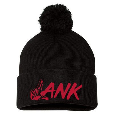 L.A.N.K Let All The Naysayers Know Pom Pom 12in Knit Beanie