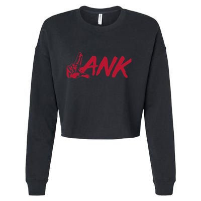 L.A.N.K Let All The Naysayers Know Cropped Pullover Crew