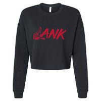 L.A.N.K Let All The Naysayers Know Cropped Pullover Crew