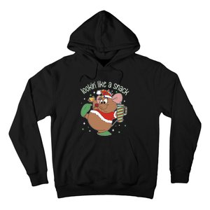 Looking Like A Snack Christmas Mouse Boujee Santa Xmas Hoodie