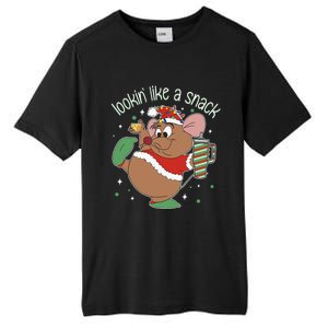 Looking Like A Snack Christmas Mouse Boujee Santa Xmas Tall Fusion ChromaSoft Performance T-Shirt