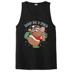 Looking Like A Snack Christmas Mouse Boujee Santa Xmas PosiCharge Competitor Tank