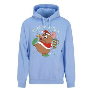 Looking Like A Snack Christmas Mouse Boujee Santa Xmas Unisex Surf Hoodie