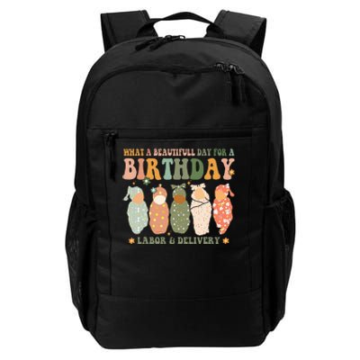 Labor L And D Nurse Swaddle Baby Beautiful Day For Birthday Daily Commute Backpack