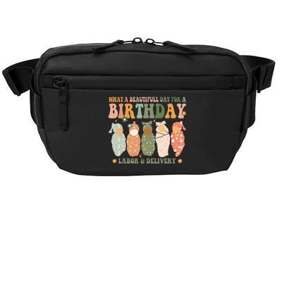 Labor L And D Nurse Swaddle Baby Beautiful Day For Birthday Crossbody Pack