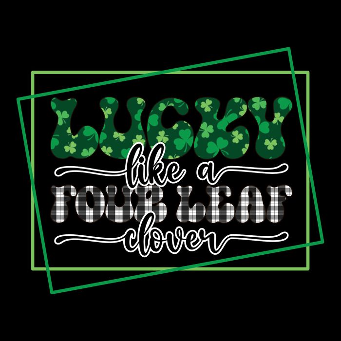 Lucky Like A Four Leaf Clover Toddler Sweatshirt