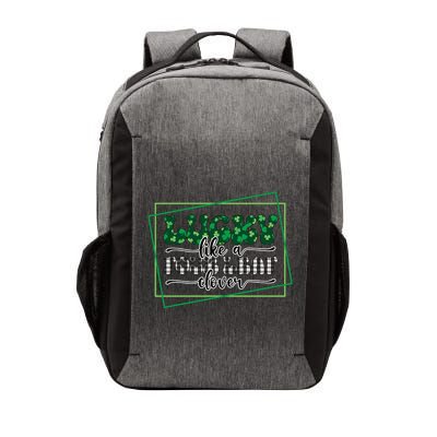 Lucky Like A Four Leaf Clover Vector Backpack