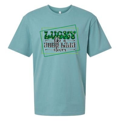 Lucky Like A Four Leaf Clover Sueded Cloud Jersey T-Shirt