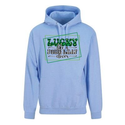 Lucky Like A Four Leaf Clover Unisex Surf Hoodie