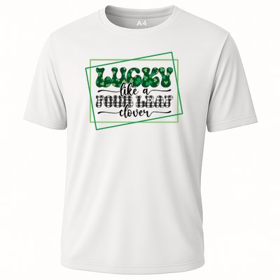 Lucky Like A Four Leaf Clover Cooling Performance Crew T-Shirt