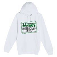 Lucky Like A Four Leaf Clover Premium Pullover Hoodie