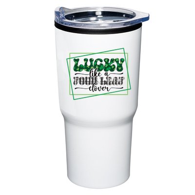 Lucky Like A Four Leaf Clover Tumbler