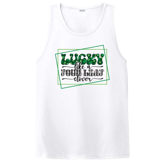 Lucky Like A Four Leaf Clover PosiCharge Competitor Tank