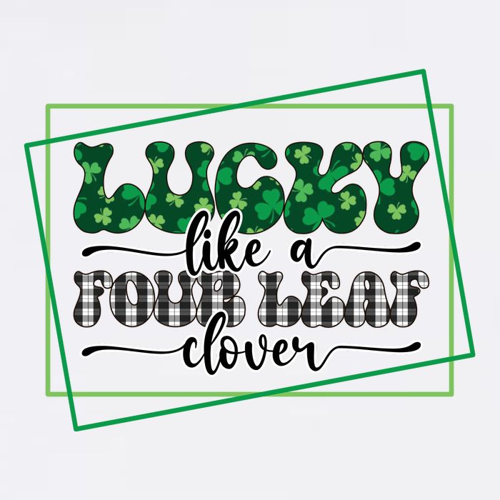 Lucky Like A Four Leaf Clover Visor