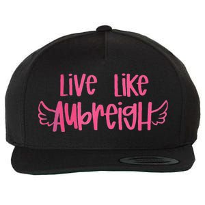 Live Like Aubreigh Gift Wool Snapback Cap